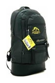 MONTANA MOUNTAINER Körüklü Dağcı Sırt Çantası 65 Litre Kapasiteli-kamp Çantası Siyah (POPLARİS) - 2