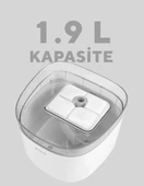 SL-22 1.9 Litre Wifii Akıllı Evcil Hayvan Su Kabı / Otomatik Kedi Köpek Su Kabı - 3