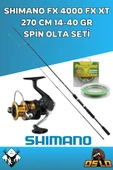 Shimano FX 4000 FX XT 270 Cm 14-40 Gr Spin Olta Seti thumbnail 1