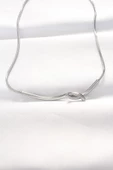 316L Çelik Silver Renk Kolye - TJ-BKO8528 - 1