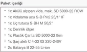 NURON SD 5000-22 AKÜLÜ ALÇIPAN VİDALAMA MAKİNESİ ( YENİ SERİ ) - 3