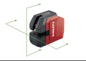 HİLTİ ÇİZGİSEL LAZER PM 2-LG ( YEŞİL ÇİZGİ ) + DUVAR ASKISI (MIKNATISLI) PMA 90 - 1