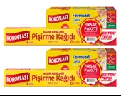 Koroplast Pişirme Kağıdı 16 Lı Fermuarlı Çanta Orta Boy 12 Li x 2 Set - 1