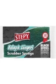 STEPY BLACK DÜZ İKİLİ BULAŞIK SÜNGERİ - 1