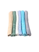 12 Li Pamuklu Kuaför Berber Hediyelik El Yüz Havlusu 50 x 90 thumbnail 1