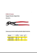 Ceta Form E30Q-54-0180 Papağan Pense Düğmeli -180MM / 7 - 2