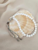 Tesbih 33 lük 8 mm Küre Kesim Doğal Kuvars Taşı Tespih - 1