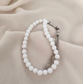 Tesbih 33 lük 8 mm Küre Kesim Doğal Kuvars Taşı Tespih - 3