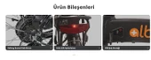 Alba Fold 2 Premium Katlanır Elektrikli Bisiklet LCD Gösterge, 9.6Ah Batarya Beyaz E-Bike thumbnail 10