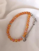 Tesbih 33 lük 8 mm Küre Kesim Doğal Kuvars Taşı Tespih - 4