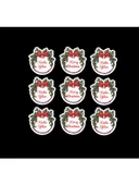 Mutlu Yıllar - Merry Christmas - Özel Kesim Sticker Set - 56 Adet - - 2