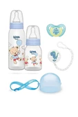 WEE BABY Yenidoğan Erkek Bebek Seti ( Pp Biberon 250+125 Ml +emzik+e.askısı+emzik Kutusu) - 1