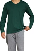 Kly Erkek Battal V Yaka Pijama Takım 9135 - 6