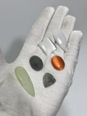 Kabaşon Kesim Kuvars Doğal Taş 15 Gram Lot 6 - 3