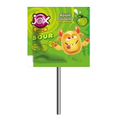 Flat Kabartmalı Yüz Ifadeli Elma,limon,şeftali,vişne Aromalı Ekşili Yassı Lolipop 6,2 Grx150 - 2