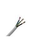 3 x 1,5 Ttr Kablo 5 Metre Beyaz Renk - 1