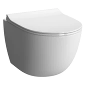 VitrA Sento Kanallı Asma Klozet Beyaz + VitrA Slim Yavaş Kapanır Kapak+ VitrA Gömme Rezervuar Set - 2