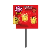 Flat Kabartmalı Yüz İfadeli Karışık Meyve ve Kola Aromalı Yassı Lolipop 6,2 gr x 150adet/1 Kutu - 5