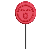 PİXİPOPS Kabartmalı Yüz İfadeli, Dil Boyayan Yassı Lolipop 6,2 Grx150adet/1 Kutu - 2