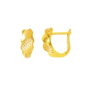 Burgulu 14 Ayar Kadın Altın Küpe thumbnail 1