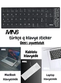 MN6 MTRQ Türkçe Q Klavye Sticker/10 Adet/laptop Pc Uymlu Türkçe Q Sticker/türkçe Q Klavye Sticker - 2