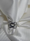 Jade'm GoldZirkon taşlı ayarlana bilir bayan yüzük - 3