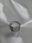 Jade'm GoldZirkon taşlı ayarlana bilir bayan yüzük - 4