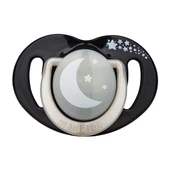 Mamajoo Sterilizasyon & Saklama Kutulu Black & Pearl Desenli İkili Ortodontik Emzik Gece & Gündüz / 12 Ay+ thumbnail 2