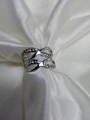 Jade'm GoldZirkon taşlı ayarlana bilir bayan yüzük - 1