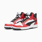 Puma Rebound V6 Kırmızı/Beyaz Erkek Sneaker Spor Ayakkabı - 392326 04 - 4