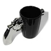 Metalik Silah Tasarımlı Kupa Bardak - 4