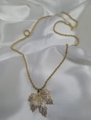 Jade'm Gold altın kaplamalı çelik kolye kadın - 4