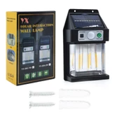 Güneş Enerjili Hareket Sensörlü Duvar Lambası thumbnail 5