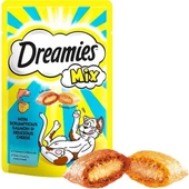 Dreamies Mix Somonlu ve Peynirli Kedi Ödülü 60 gr 3 adet - 1