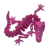 3d Hareketli Iskelet Timsah Figürlü Oyuncak - Pembe - 6