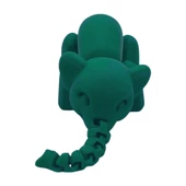 3d Hareketli Oyuncak Fil & Dekor - Yeşil thumbnail 1