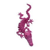 3d Hareketli Iskelet Timsah Figürlü Oyuncak - Pembe - 1