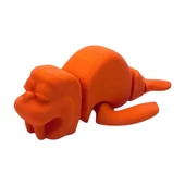 3d Hareketli Deniz Aygırı / Mors Figürlü Oyuncak - Turuncu thumbnail 5