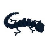 3D Hareketli Bukalemun Figürlü Oyuncak - Siyah thumbnail 5