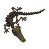 3d Hareketli Iskelet Timsah Figürlü Oyuncak - AltınKahve thumbnail 3