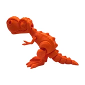 3D Hareketli T-rex Oyuncak - Turuncu thumbnail 1
