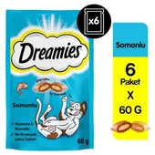 Dreamies Somonlu Kedi Ödül Maması 6X60GR - 1