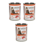 La Vital Tahılsız Biftekli Kedi Konservesi 400 Gr. x 3 Adet - 1