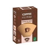 Coffee Filters Filtre Kahve Kağıdı 1x4 4 Numara 80li - 1