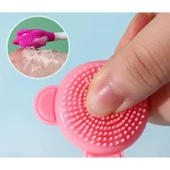 Silikon Yüz Temizleme Fırçası ve Maske Uygulama Spatulası - 4