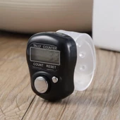 Zikirmatik Pratik Kolay Kullanım Taşınabilir Tasarım LCD Ekran 2 'li Dijital Zikirmatik HB-0815 - 8