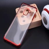 Galaxy A8 Plus 2018 Kılıf Dört Köşeli Lazer Silikon Kılıf thumbnail 3