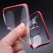 Galaxy A8 Plus 2018 Kılıf Dört Köşeli Lazer Silikon Kılıf thumbnail 7