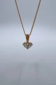 CEMRE(ALTIN KAPLAMA KOLYE BOYU 45 CM ) - 3
