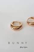 KÜÇÜK BOY SU DAMLASI KESİM HALKA KÜPE 1.5 CM - 2